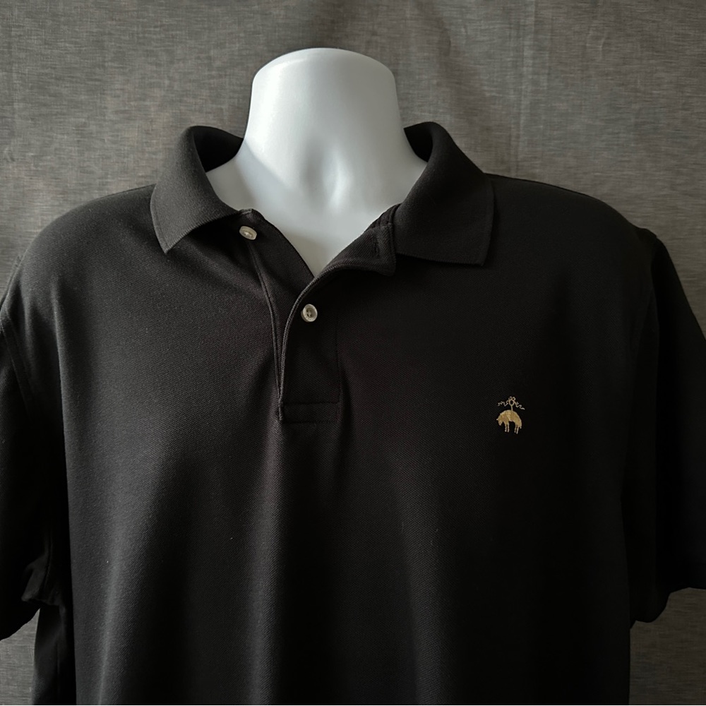 BROOKS BROTHERS PERFORMANCE PIQUÉ POLO SHIRT-EXCELLENT-XL